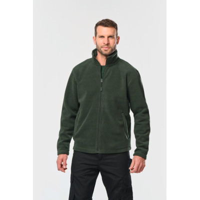 Full zip microfleece jacket man